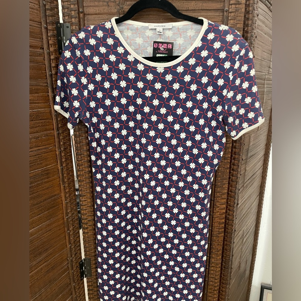 Shamrock print dress